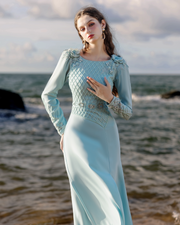 Váy Xanh Xám Biển
